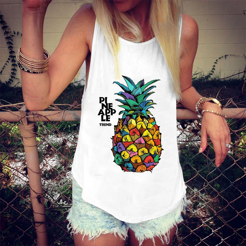 White Vest Tops|Tank Tops 