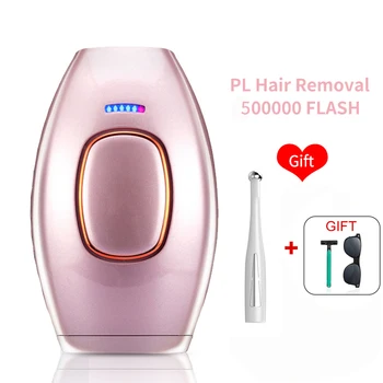 

Home Hold Depilatory Laser Mini Hair Epilator Permanent Hair Removal IPL System 500000 Shot Light Pulses Whole Body Hair Remover