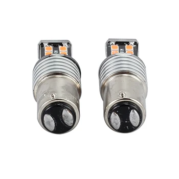 

Stop Brake Lights Lamps Bulbs Turn Signal Red P21/5W LED 12V 15 LED Auto BAY15D Canbus New Brand New