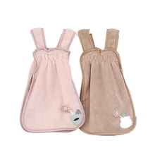 Serviette à main en molleton de corail, tablier créatif, serviette douce à séchage rapide, pratique, assiette de cuisine, poêle, chiffon de nettoyage, fourniture domestique 