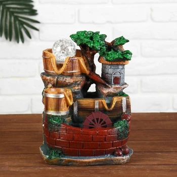 

Fountain "House under the tree" 13 * 17 * 23 cm (backlit) 4557780