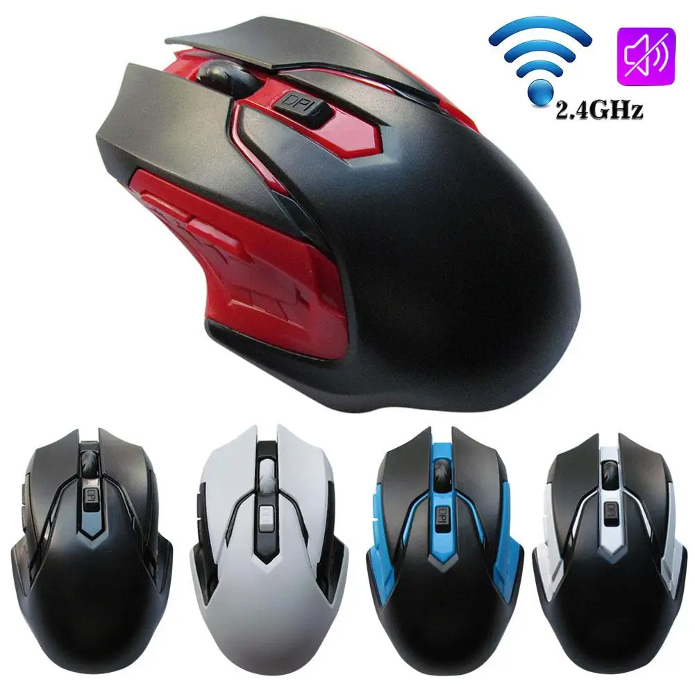 Универсальная Беспроводная игровая мышь 800/1200/1600DPI 2 4 ГГц для компьютера ПК