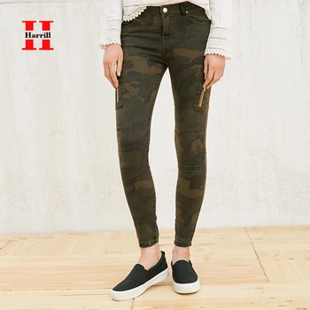 

Camouflage Army Pants For Women Trousers Stretch Slim Pencil Pants Joggers Women Cotton High Waist Sweatpants Pants Streetwear