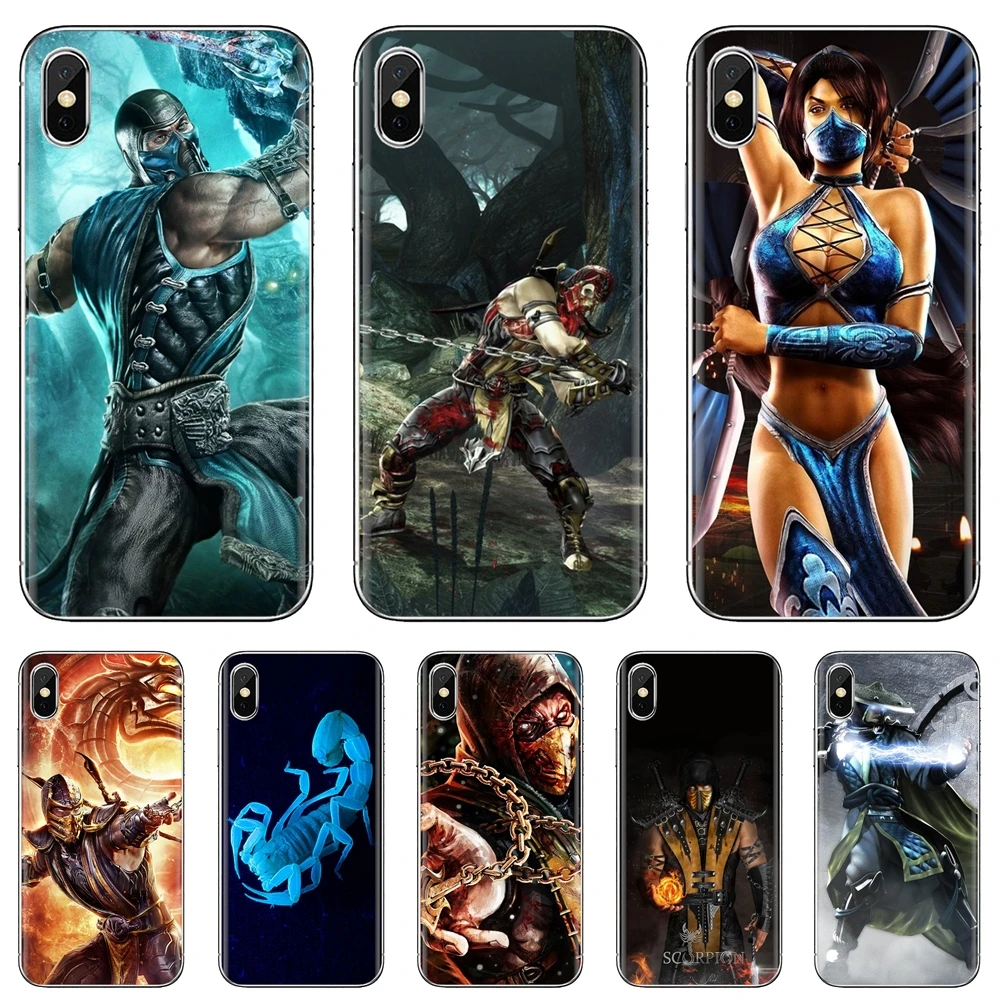 Силиконовый чехол для телефона Huawei Mate Honor 4C 5C 5X 6X 7 7A 7C 8 9 10 8C 8X 20 Lite Pro Scorpion in Mortal Kombat |
