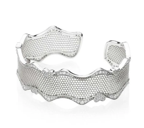 Новинка, 925 пробы, серебряный браслет, ажурное кружево любви, открытые браслеты, браслет, подходит для женщин, бусина, шарм, сделай сам, модное ювелирное изделие