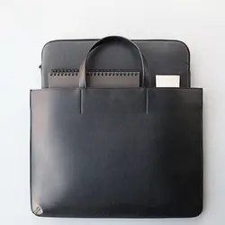 Новый минималистичный портфель А4 деловая сумка 13,3 дюймов Сумка для ноутбука сумки для женщин OL деловая офисная кожаная сумка мужская