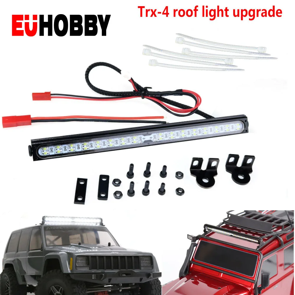 150mm 32 LED Roof Lamp Light Bar for 1:10 Scale RC Car Parts Crawler Traxxas Trx-4 Trx 4 CC01 Axial SCX10 RC4WD D90 kit | Игрушки и