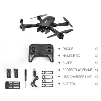 

R8 RC Drone 4K 1080P 720P Dual Camera FPV WiFi Optical Flow Real Time Aerial Video RC Quadcopter Foldable Aircraft Camera