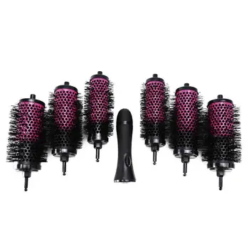 

6Pcs/set Professional Hair Comb Hairdressing Salon Handle Hair Styling Straight Brush Tools Removable Anti-static Curly L2O8