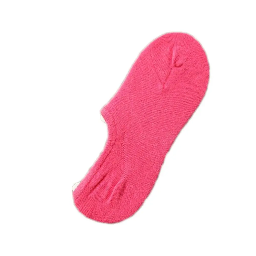 1 пара носков-тапочек Нескользящие Хлопковые женские короткие носки-башмачки, незаметные короткие носки для девочек с забавными котами, розовые носки с героями мультфильмов - Цвет: 6