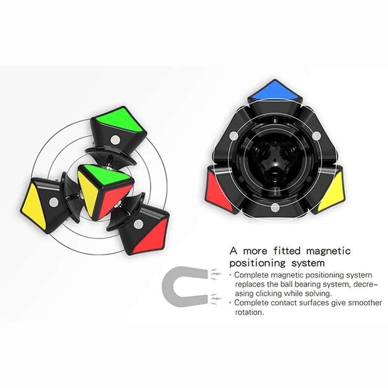 QiYi XMD Wingy вогнутый перекошенный Магнитный магический куб Cubo Magico Профессиональный скоростной куб головоломка антистресс игрушки для детей