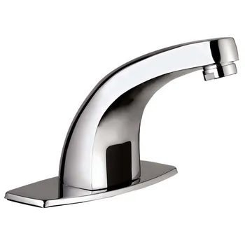 

Automatic Infrared Sensor Kitchen Basin Faucet Smart Touchless Sink Cold Tap Single Handle Deck Mount + Controller Box