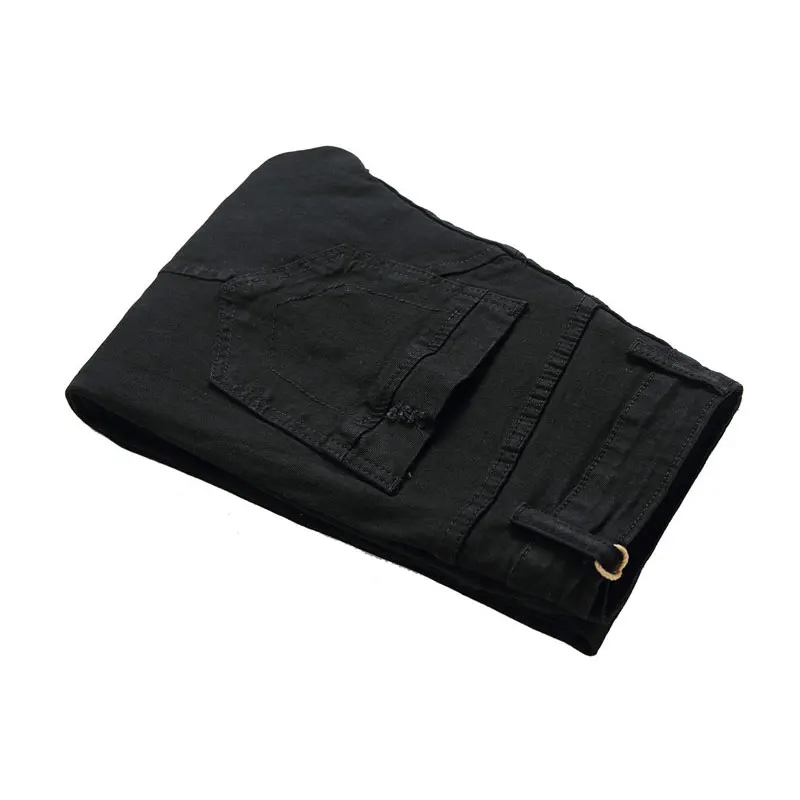 Color: Blue Black Jeans Men New Men's Slim Jeans Autumn Men's Tattered Jeans More Sizes 28-38 40 42