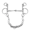 5 Inches Horse Bit Snaffle With Curb Chain and Curb Hooks -Durable and  Rustless 3