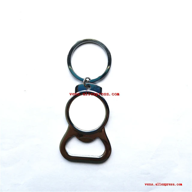 Sublimation Bottle Opener Blanks Key Ring Aluminum Heat Transfer