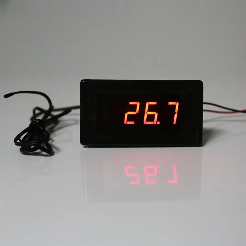 DC 12V термометр-60~ 125 градусов с высокой и как температура сигнализации функция Высокоточный термометр B3950-10K датчик A5YD