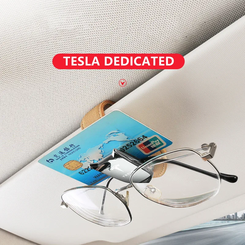 Tesla Sun visor Case Sunglasses Clip | All Tesla Model 3