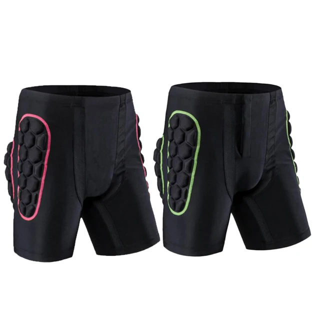 US $18.27 Skiing Snowboarding 3D Padded Shorts Hip Protective Pants Hip Pad Protector Skiing Roller Skating S
