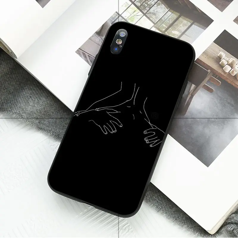 Black and white line art