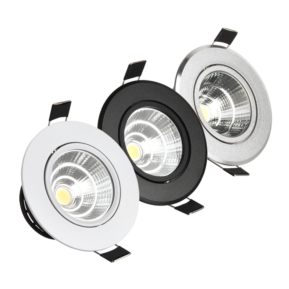 Downlight Cob Dimmable 3w 5w 7w 10w Brightness Equal To 3times Of