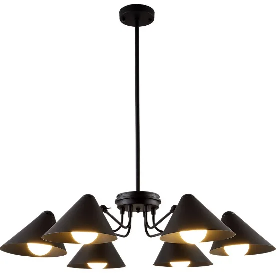 Nordic retro industrial style creative personality wrought iron bar restaurant dining clothing barber shop network coffee lamp | Освещение