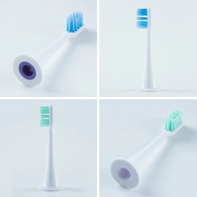 For xiaomi Mijia T300/T500/T700 Sonic Electric Toothbrush Heads Replaceable Refill Nozzles  4 Colors with Anti-Dust Caps 4/20Pcs