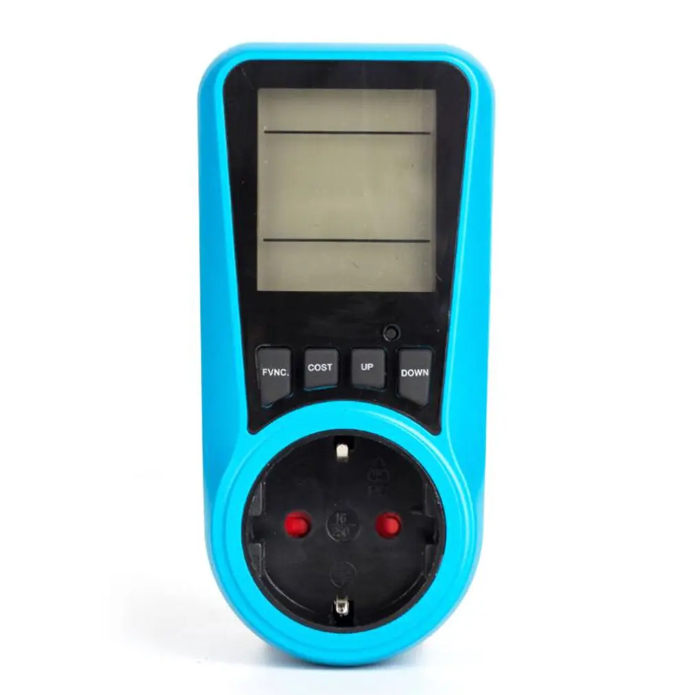 

KWE-PMB05 Plug Socket Digital Voltage Wattmeter Power Consumption Watt Energy Meter AC Electricity Analyzer Monitor