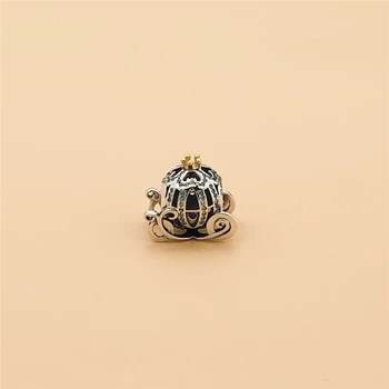 

Cefuny Real 925 Sterling Silver Cinderella Pumpkin Carriage Charm Bead Fit for Snake Bracelets and Bangles Diy Marking
