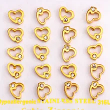 

LUXUKISSKIDS 10pairs/lot Star Heart Small Stud Earring For Women Fashion Jewelry Gold Color Set in Bulk Brincos Pendenties