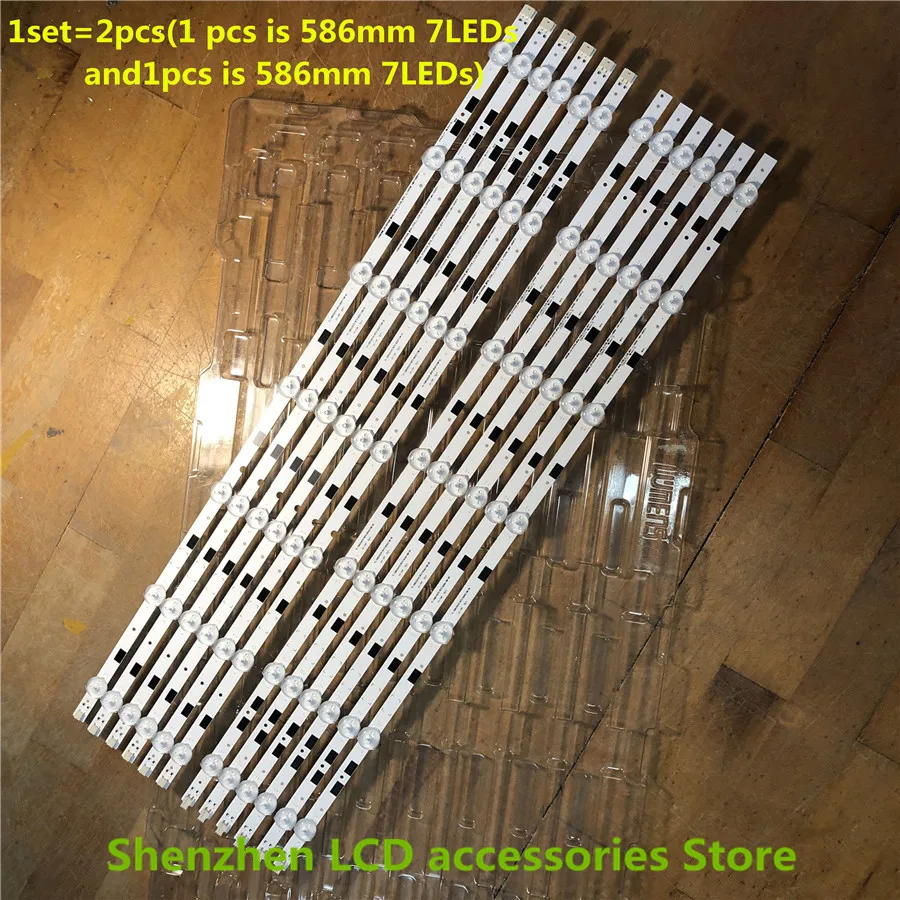36PCS LED Backlight strip 14Lamp For Samsung 58"TV UA58H5288 2014SVS58 LM41-00091F LM41-00091G UE58J5200 BN96-32771A BN96-32772A