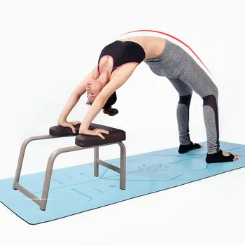 

Yoga Fitness Inversion Chair, Yoga Headstand Bench for Feet Up and Balance, Training Core Strength Practice and Relieve Fatigue