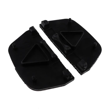 

2pcs Black Rubber Floorboards Passenger Footborads Footrests for Harley Street Glide - Footrests Greatly Reduces Fatigue