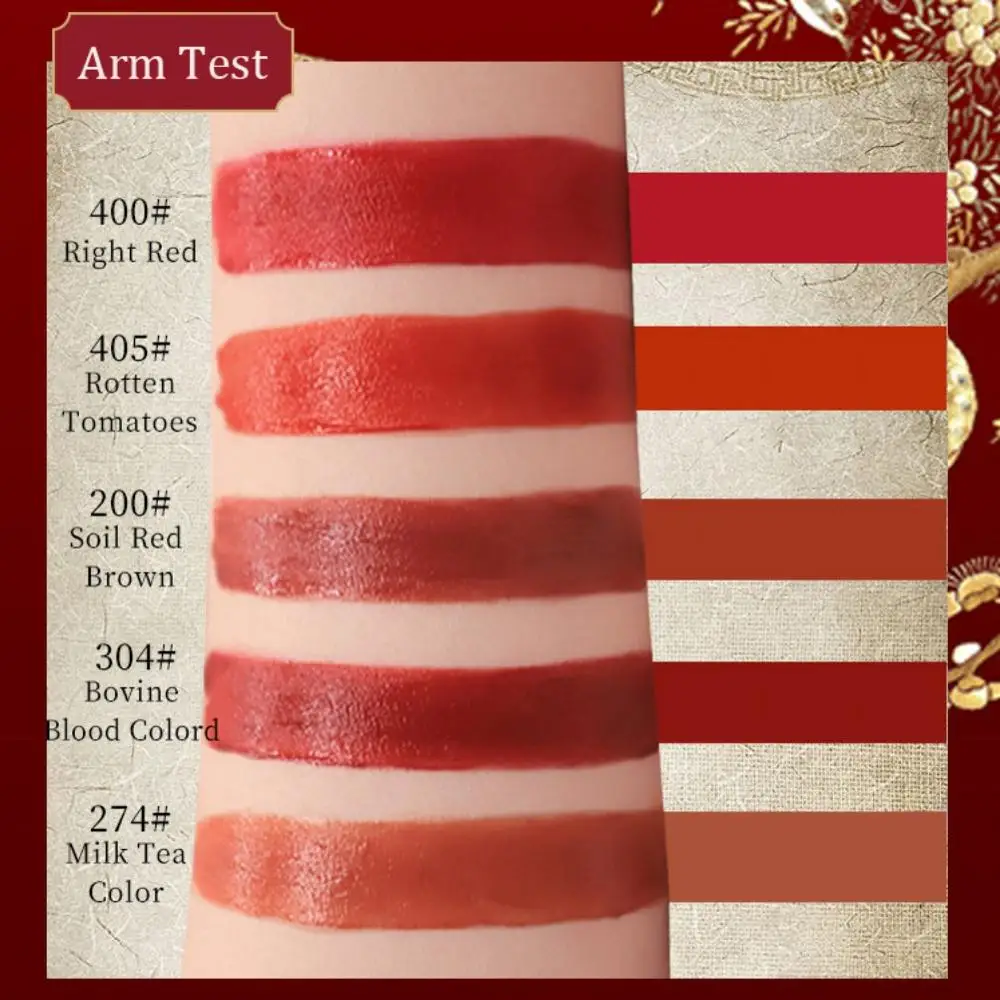 Chinese Palace Style Lip Glaze Moisturizing Waterproof Non-stick Cup Long-lasting Lip Gloss Lipstick maquiagem New Arrival Chinese Palace Style Lip Glaze Moisturizing Waterproof Non-stick Cup Long-lasting Lip Gloss Lipstick maquiagem New Arrival