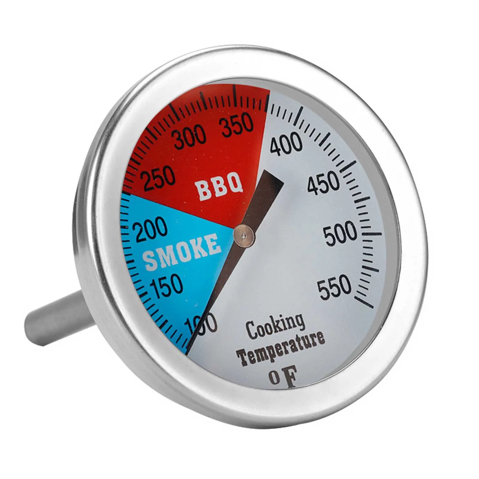 Stainless Steel BBQ Smoking Thermometer Temp Gauges Grill Smoker Pit  Thermostat - AliExpress