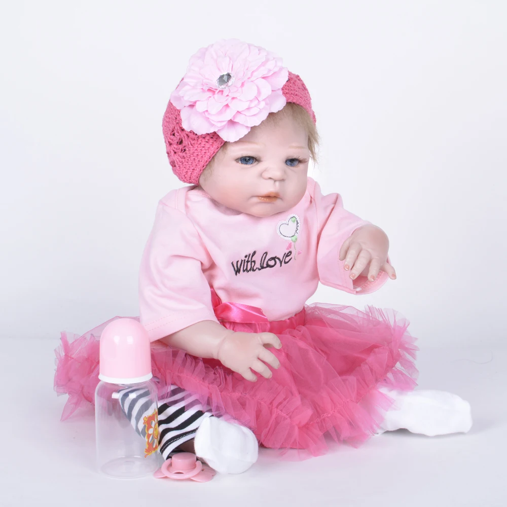 22 &quotреалистичные куклы Bebe Reborn милые новейшие силиконовые игрушки ручной работы