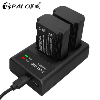 

PALO 2Pc 2280mAh NP-FZ100 NPFZ100 NP FZ100 Battery + LED Dual USB Charger for sony NP-FZ100, BC-QZ1, a9, a7R III, a7 III,A6600