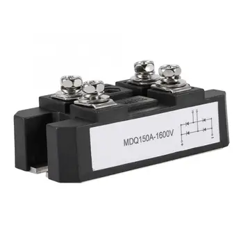 

Single-Phase Diode Bridge Rectifier 150A Amp High Power 1600V Bridge Module Black Domestic Delivery