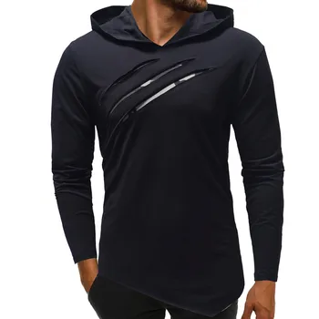 

Mens Long Sleeve Tops Polyester Basic Crew Neck Slim Fit Muscle Clothing A822