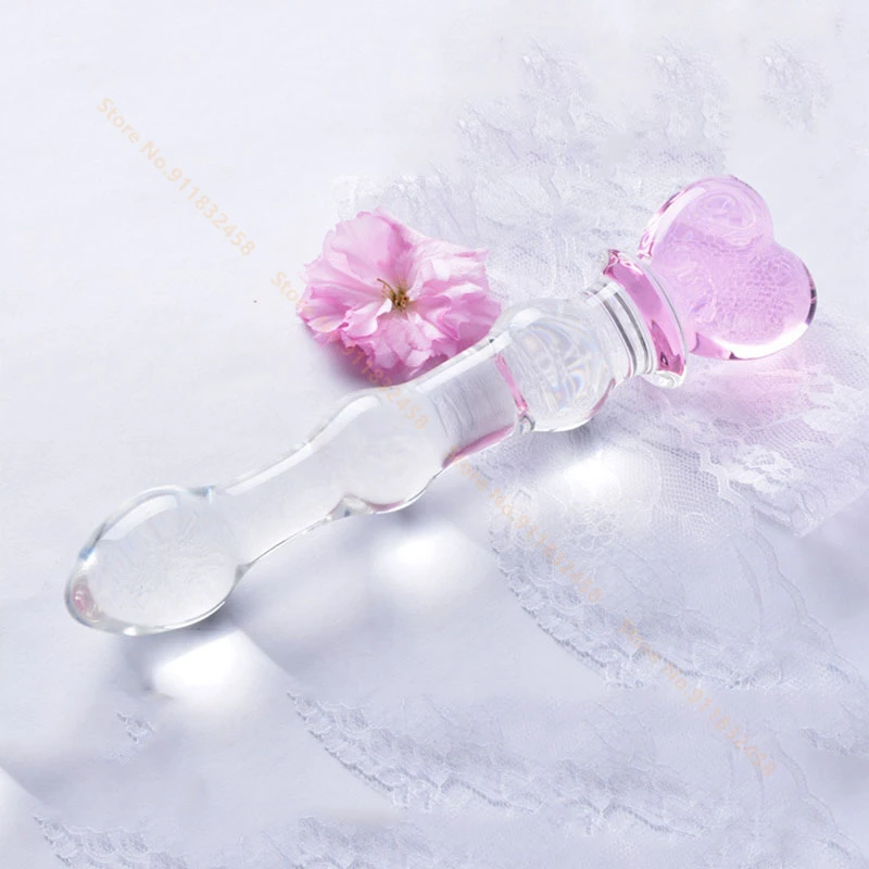 Kristallglas Dildo Und Analperlen Plug Für Analstimulation_voghion.com
