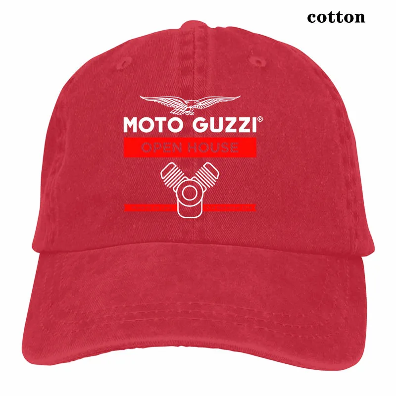 Moto Guzzi бейсболка с открытым домом для мужчин и женщин, Кепка-Дальнобойщик, модная Регулируемая Кепка - Цвет: 3-Red
