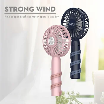 

Mini Summer Cooler Outdoor Travel Home Handheld Fan USB Charging Personal Desk Fans Rechargeable Portable Office