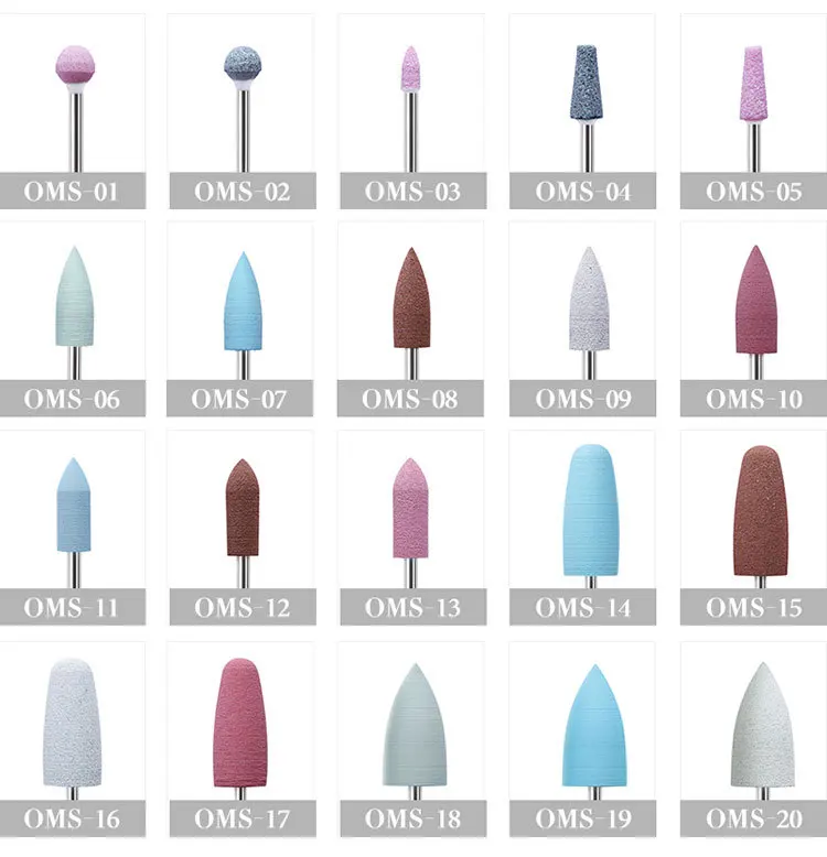 1pcs Quartz Stone/silica Gel Nail Drill Bit Electric Manicure Drills Milling Cutter Burr Apparatus Nail Files Bits Pedicure Tool
