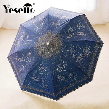 

Creative Constellation Automatic Folding Rain Umbrella For Anti-UV Umbrella Automatic Umbrella For Female Sunscreen Umbrella