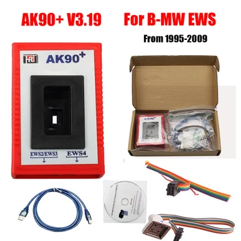 

Best as Original AK90 V3.19 For B-MW Ak90 Plus AK90 Key Programmer for BM-W EWS 1995-2005 OBD2 Copy Car Keys