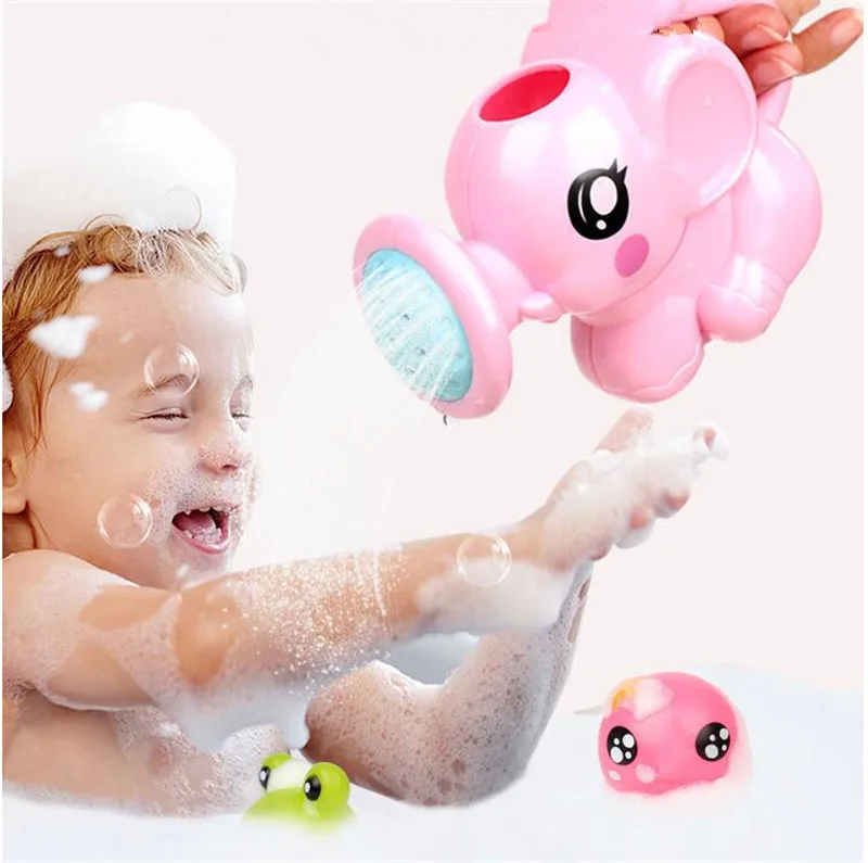 Классические детские Игрушки для ванны, милые пластиковые игрушки в форме слона, детские игрушки для ванной, детские игрушки для купания