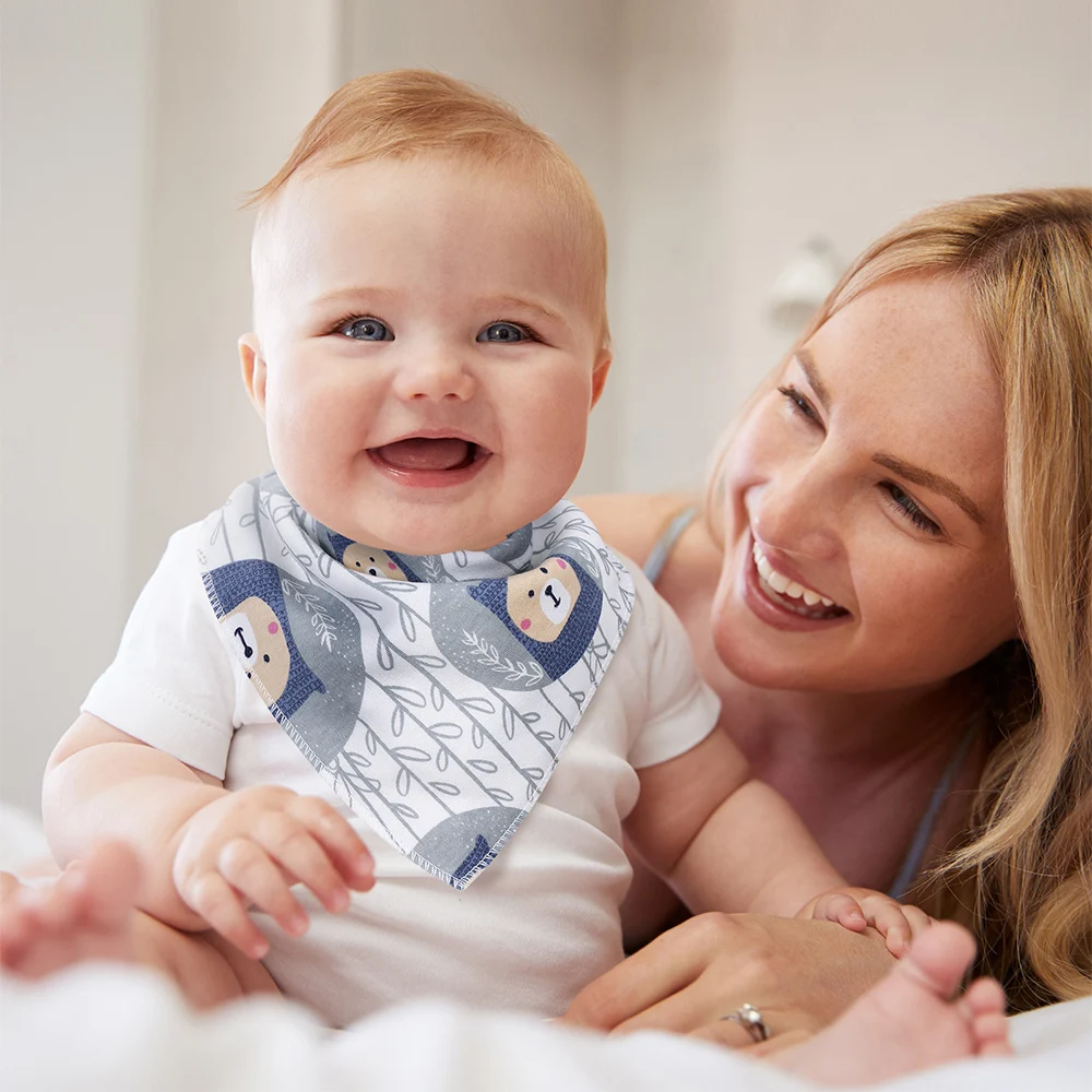 Детские нагрудники Civarua Kids 5 шт./лот 100% органический хлопок Детская бандана