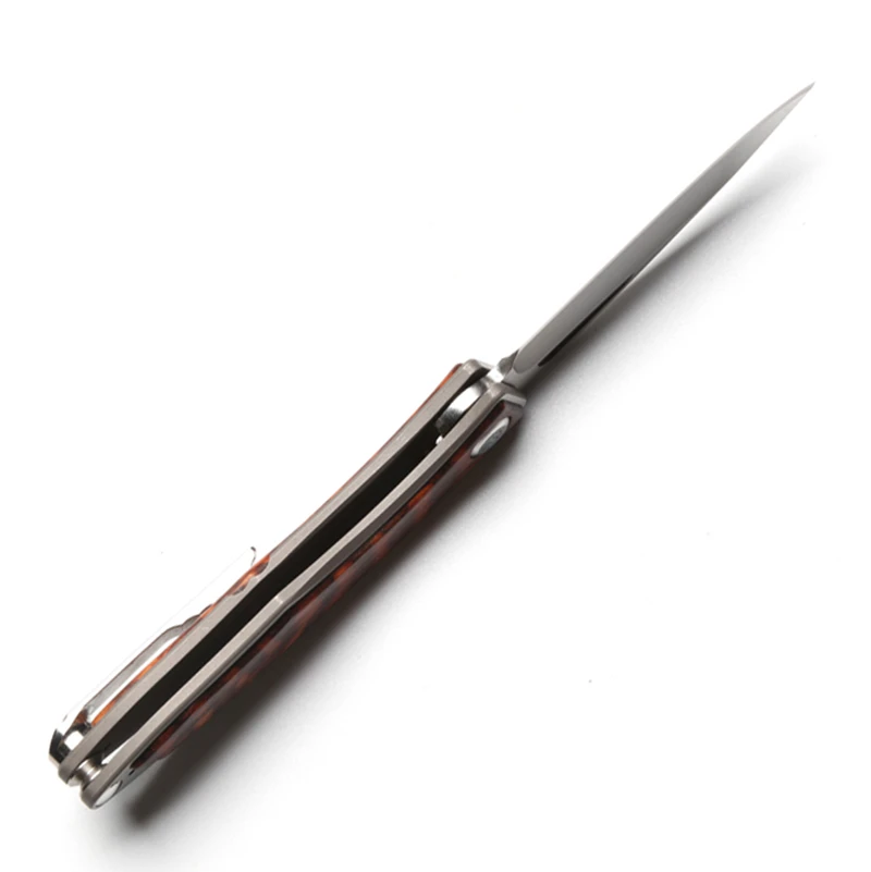 LOVOCOO Manandi M390 лезвие TC4 титановая рифленая ручка складной нож наружные карманные инструменты для повседневного ношения офисные маленькие ножи