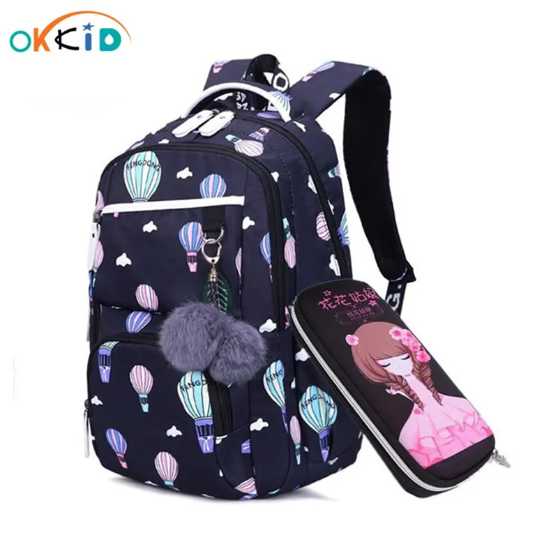Детские школьные ранцы OKKID для девочек рюкзак русской и начальной школы милый