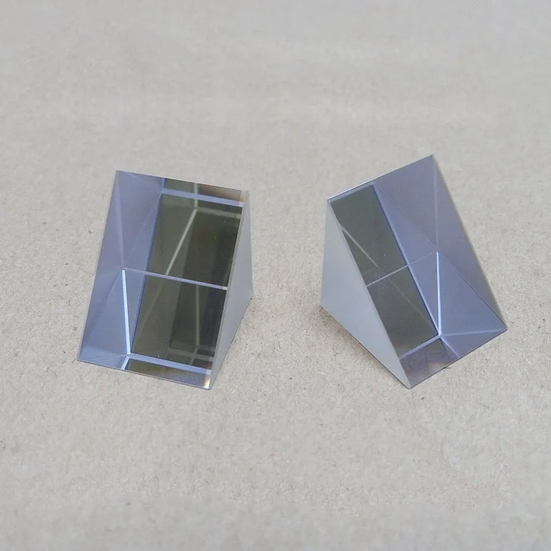 25*25*25 мм оптические эксперименты Isosceles прямой угол Triprism для радужного стекла K9