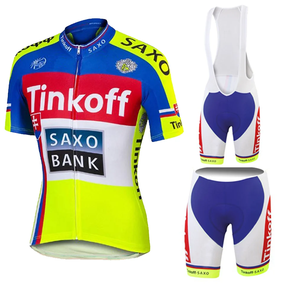 

Factory Direct Sales! SaxoBank Tinkoff Cycling Jerseys Suit Mtb Cycling Clothing Quick Dry Cycling Breathable Cycling Sportswear